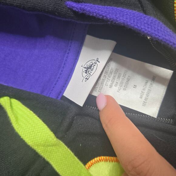 Disney Parks Oogie Boogie Purple Zip-Up Purple Hoodie Size: M - Picture 3 of 3